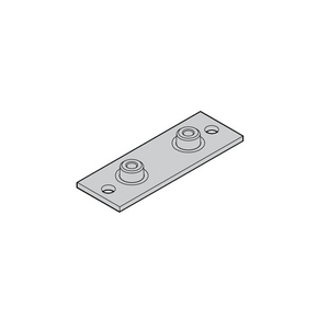 PIASTRA INFERIORE PROLUNGATA SINGOLA SERIE STANDARD LEGGERA XPL6 - INOX AISI 316L PL6-M6