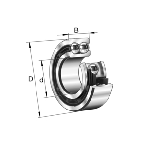 0167139070000-CUSCINETTI A SEZIONE SOTTILE 3316