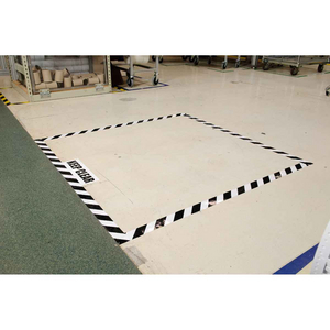 PACK 1 TOUGHSTRIPE FLOOR MARKING TAPE 104319-TOUG1 BLKWT
