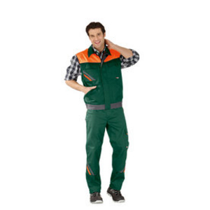2462064 Visline Arbeitsweste grün/orange/schiefer Gr.3XL