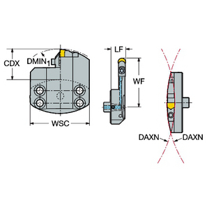 COROMANT T-MAX KOP DRAAIEN SL70-CRDCR-18-09