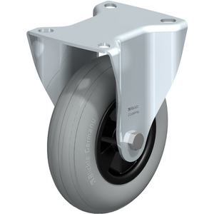 B-VWPP 125G-SG Bockrolle mit spurlosem, grauem Reifen