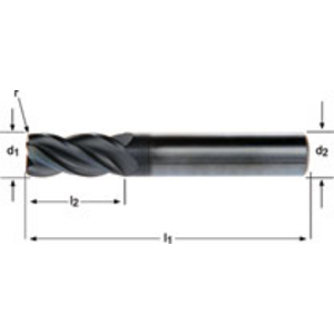 End Mill 4.0XR0.5