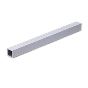 GN480.1-V12-150-AL-LS Halterohr mit Längsskala quadratrisch Aluminium eloxiert