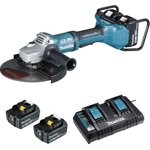 MEULEUSE 230MM 2X18V LI-ION 5AH (4 BATTERIES)