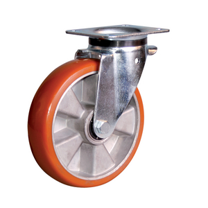 ROULETTE PIVOT. 400KG D.200MM ROUE POLYU MOYEU R.BILLES