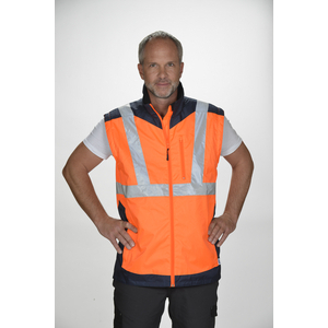2 IN 1 EOLE'R JACKET Colour Orange/Blue Size XL