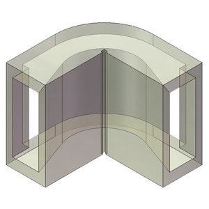 COIN PU POUR SANGLE 70 MM