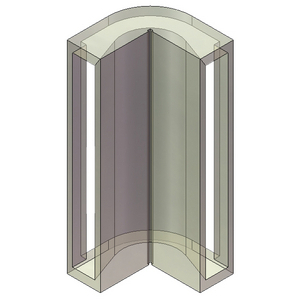 COIN PU POUR SANGLE 70 MM