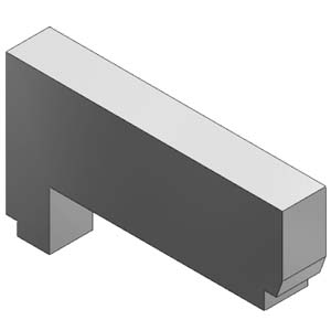 VVQ1000-10A-1, Blanking plate for VQ(C)1000, Base Mounted