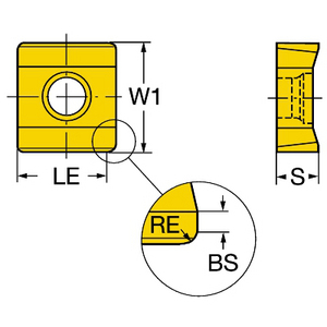 COROMANT COROMILL 331 WPL FREES N331.1A-11 50 08M-KM3330