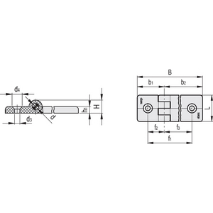 423911 - CERNIERA PER PROFILATI TECNOPOLIMERO CFG.30/30 SH-6
