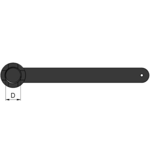 EROGLU SPANSLEUTEL D6368 D16/M8 - 10.16