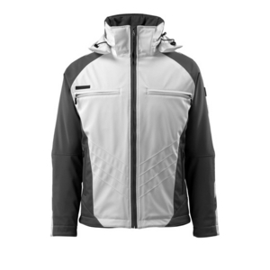 MASCOT SOFTSHELL JACKET DARMSTADT WHITE ANTHRACITE M M