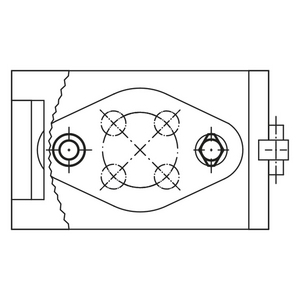 PIED LISSE ET CIMBLOT DIN6321 D1=25 D2=12 02020-125