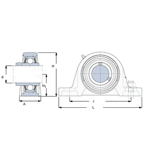 ROULEMENT A BILLES SY 2.3/16 TF/VA228 SKF