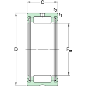 SKF RNA 4907-2RS NAALDLAGER ZONDER BINNENRING