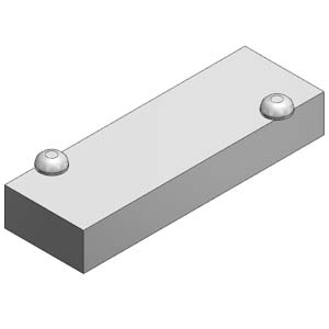 SY3000-26, Blanking plate for SX3000, Type 20(P/N) - 41(P/N) - 42(P/N)