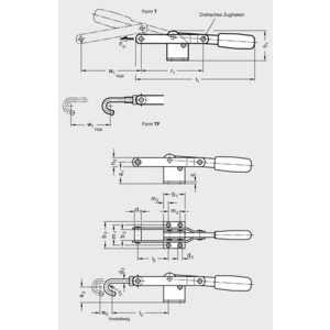 GN850-300-T Verschluss-Spanner