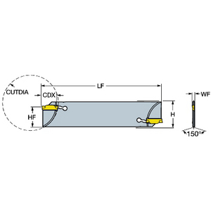 LAME TRONCONNAGE EXT COROCUT N123E15-21A2
