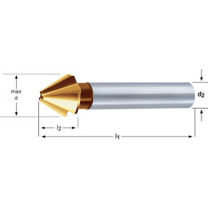 Countersink 8.00 mm DIN 334C