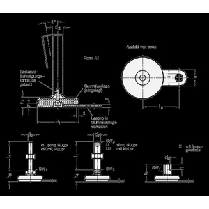 GN32-50-M8-50-A1-S Laschenstellfuss