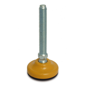 PIEDINO D. 50 FERRO M10X100 ANTISCIVOLO 10685