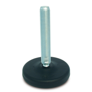 PIEDINO D. 123 PLASTICA BASSA/FERRO M20X200 18620