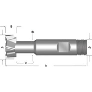 T-slot Cutter 21.0x9.0mm DIN851