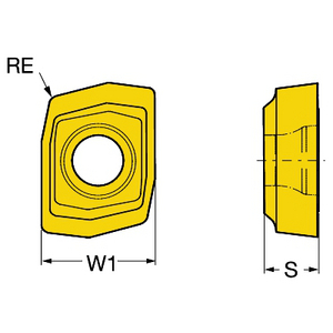 PLAQUETTE PERCAGE CORODRILL 880 880-01 02 03H-C-LM 1044