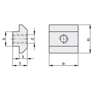 GN.24614-TASSELLO PER CAVE A T ACCIAIO GN 507-10-M8