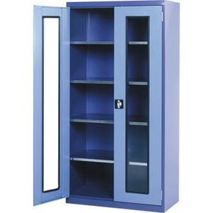 ARMOIRE PTES BATT PLEXI 2 TAB L1000XP500XH1000MM 4040/1060