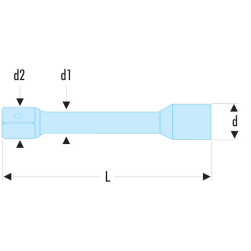 Alargaderas Con Cuadrado Conductor De 1/2" Y Sistema De Bloqueo | BAHCO