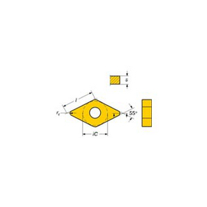 PLAQUETTE TOURNAGE TMAX P DNMG 15 06 04-QM 2025