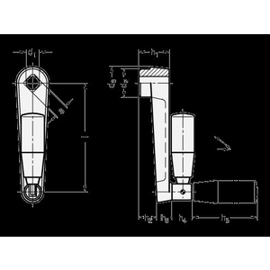 GN471.3-160-V17 Handkurbel mit Umleggriff