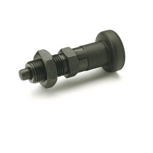 GN.35511-PISTONCINO DI POSIZ. A MOLLA ARRESTO IN POSIZ. RETRATTA ACC. CON MANOP. SENZA CONTRODADO GN 617.1-6-A