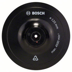 PLATEAU PONCAGE D.125MM + QUEUE DE FIXATION 8MM