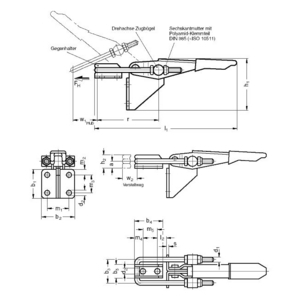 GN851.2-160-T4 Verschluss-Spanner