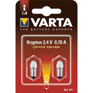 AMPOULE KRYPTON 2,4 V 0,7 A BLISTER DE 2