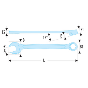 CHIAVE COMBINATA 440 440.1P1/4