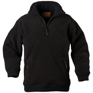 PULL POLAIRE ANGARA TS COL ZIP NOIR