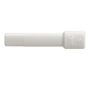 KQ2P, One-touch Fitting White Color - Plug