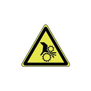 PANNEAU RISQUE SUR MACHINES BASE 120MM PVC