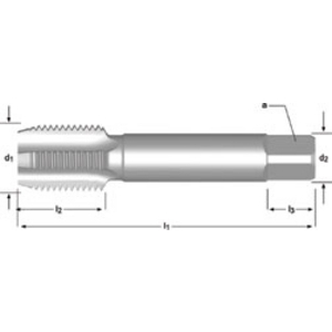 Tap 1/8 inch x 28  ISO 2284