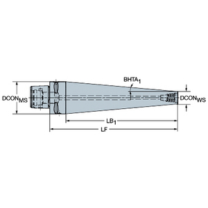 ADAPTATEUR COROMANT CAPTO VERS COROMANT EH