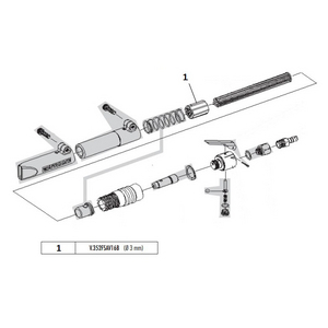SUPPORT AIGUILLE 3MM V.352FSAV16B