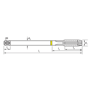 TARAUD M14X2 GUN T123 W DIN376 B HSSE NI