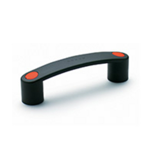 260262-C6 - MANIGLIA A PONTE FLESSIBILE TECNOPOLIMERO ADDIZIONATO CON ELASTOMERO EBP.140-8-FLX-C6