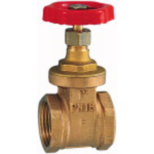 250.34 Muffen-Absperrschieber, ohne Spindelhub, MS, G 1/2, DN 15