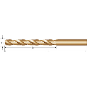 Jobber Drill 5.10 mm DIN 338